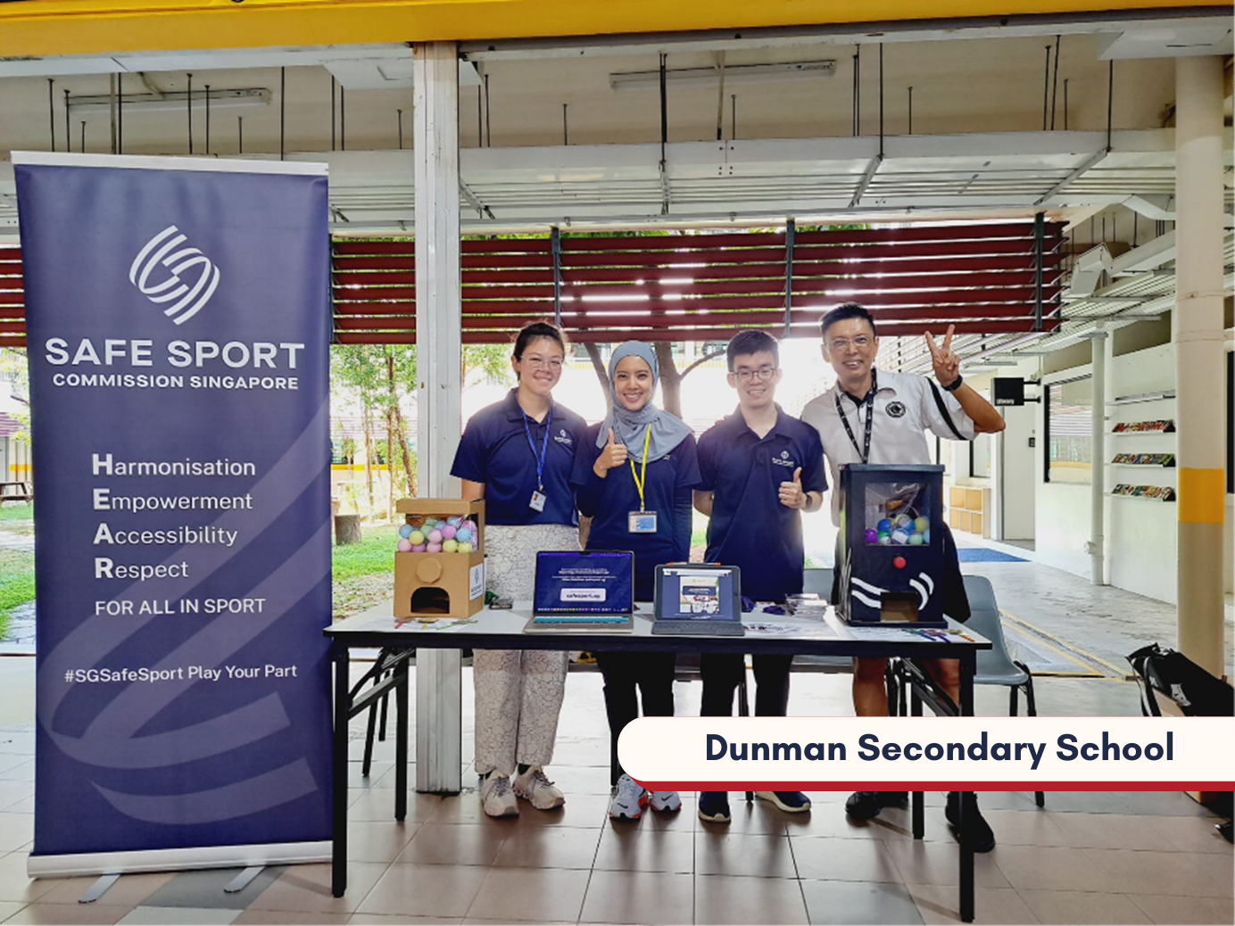 At Dunman Secondary School