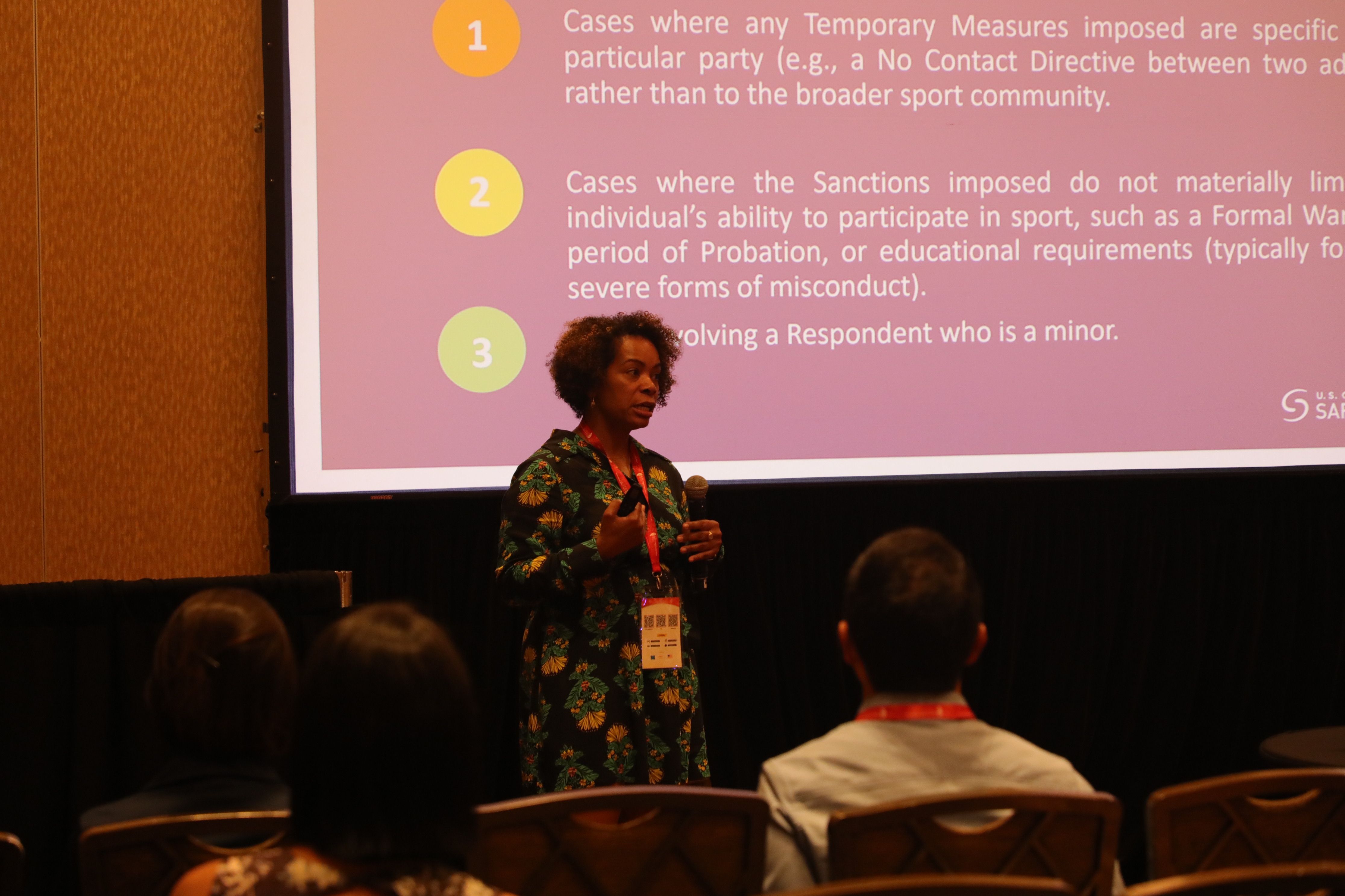 Sharing by CEO of US Center for Safe Sport